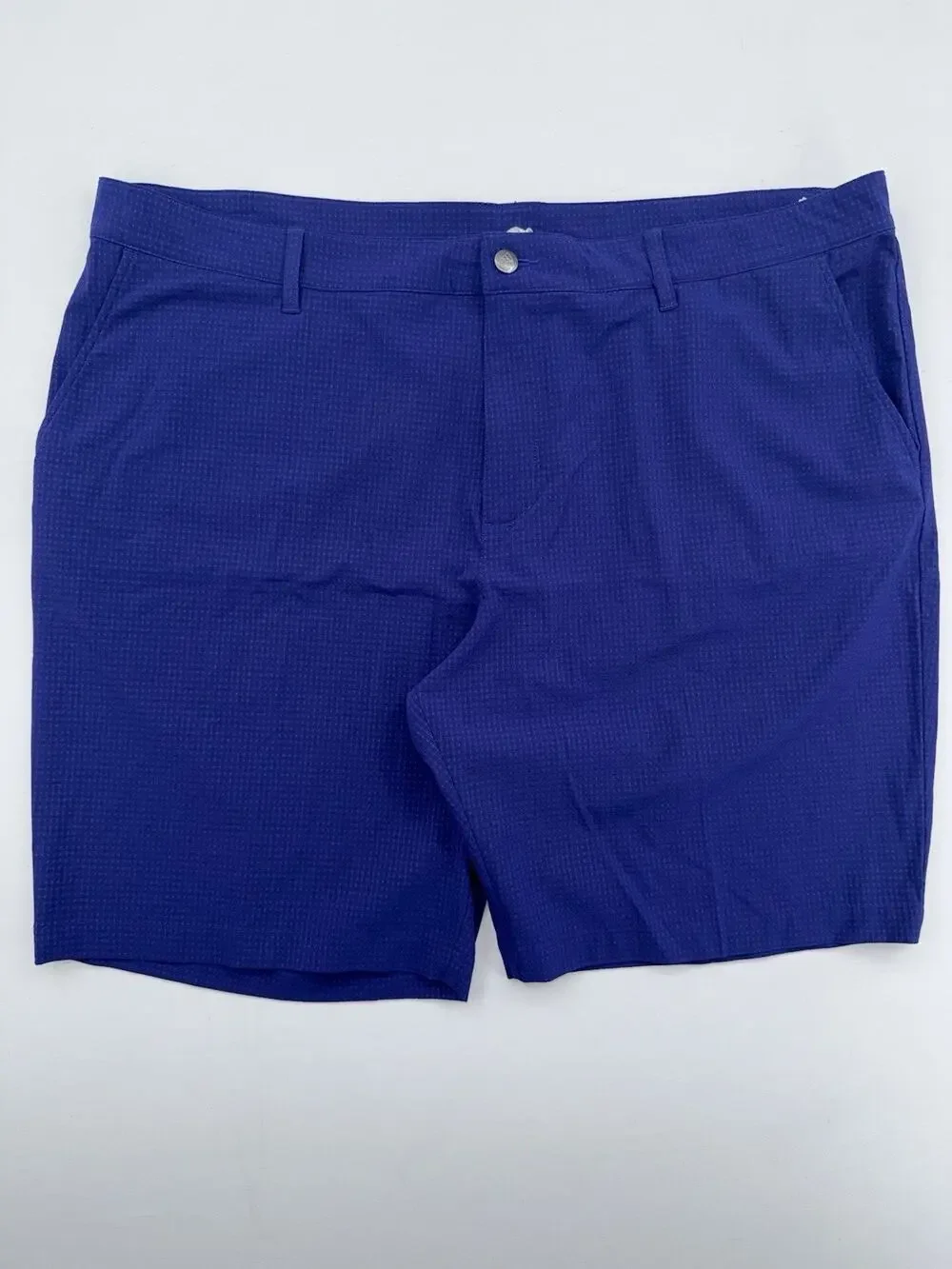 Adidas Men’s Blue Stretch Golf Shorts Size 42 Blue 3 Stripes